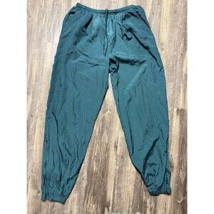 Vintage 90’s Nike Windbreaker Track Pants Green Adult Size XLarge White Tag Rare